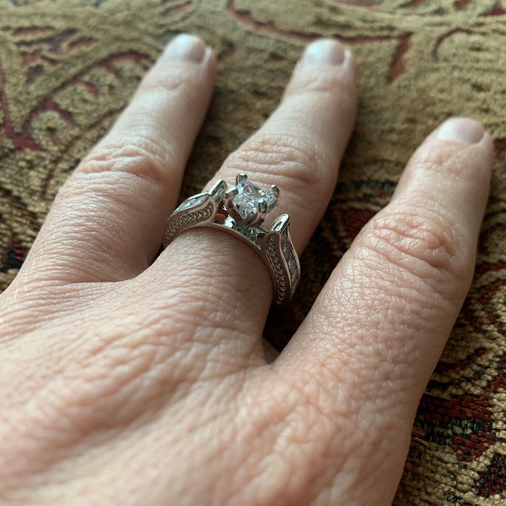 Simulated Diamond Ring - image 2